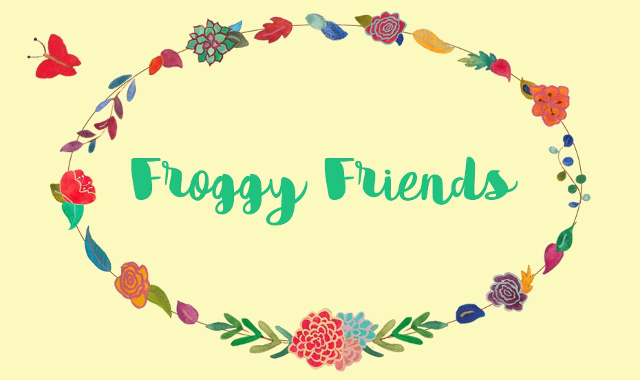 Froggy friends illustrated design
