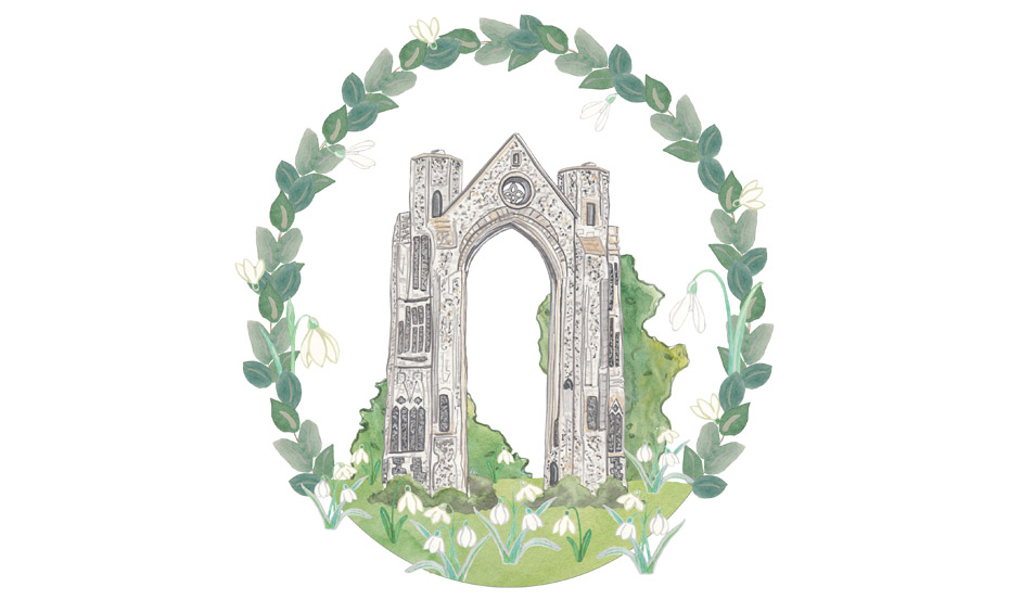 Illustration of Walsingham Abbey