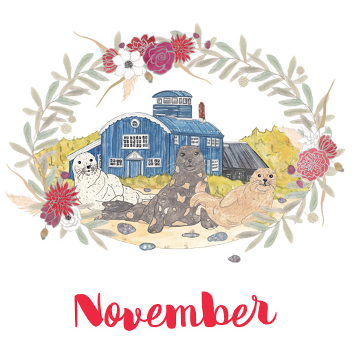 November Calendar page