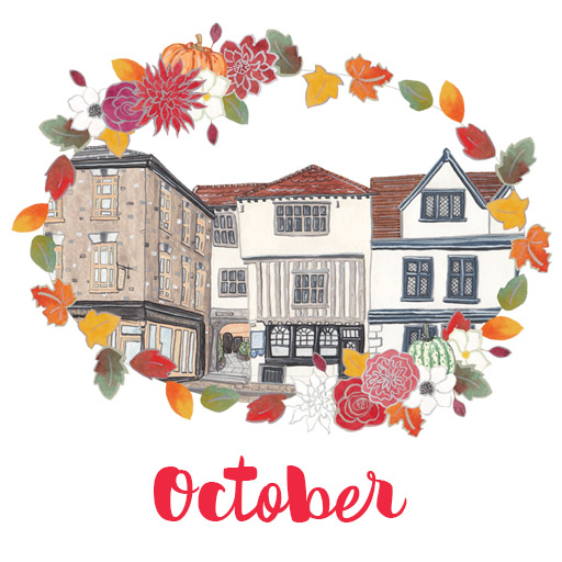 October Calendar page