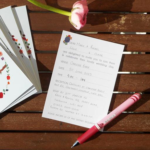 Ready-to-Write Lovebirds handwritten